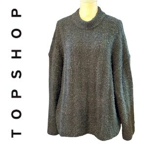 Topshop Gray Oversized Comfy Sweater for Women Size 4-6 New With Tags